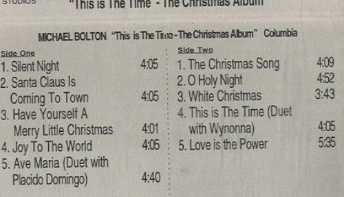 MICHAEL BOLTON CHRISTMAS COLLECTION CD NOEL POP HOLIDAY MUSIC dans CD, DVD et Blu-ray  à Ville de Montréal - Image 2
