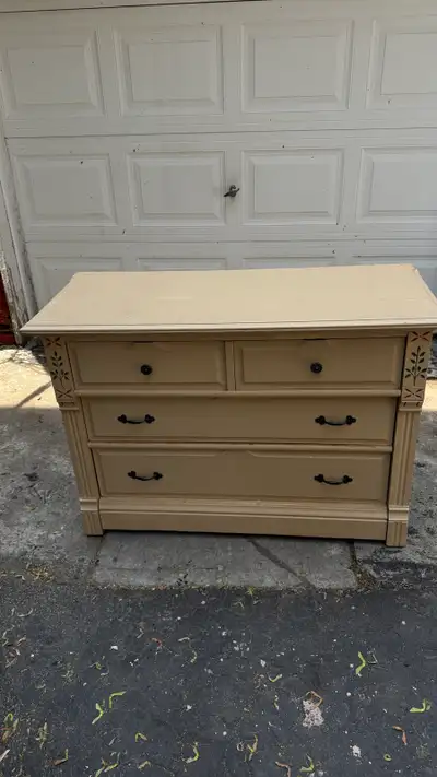 Solid Wood Four-Drawer Country Style Wardrobe/Bedroom Cabinet, View more