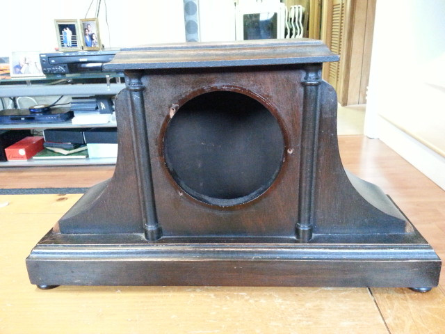SOLID WOOD MANTLE CLOCK CASE in Arts & Collectibles in Bedford