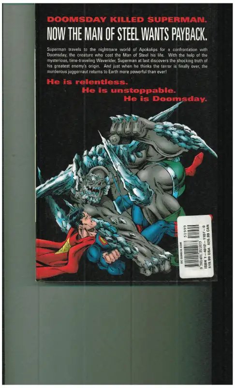 DC Comics - Superman Doomsday TPB (2006) - The Aftermath. in Comics & Graphic Novels in Oshawa / Durham Region - Image 3