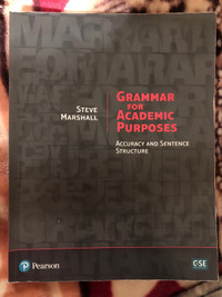 Grammar for Academic Purposes | Steve Marshall