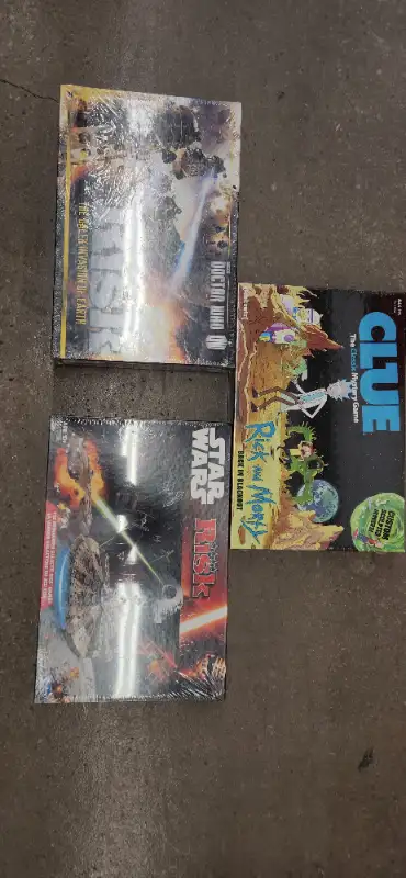 New Sealed Boardgames Risk CLUE, View more
