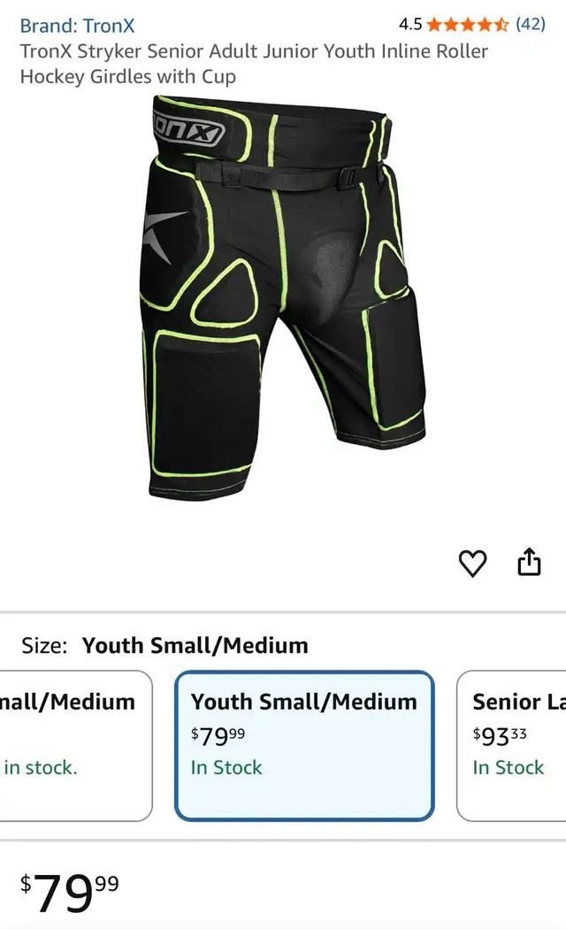 TronX Girdle - Youth S/M in Hockey in Ottawa - Image 2