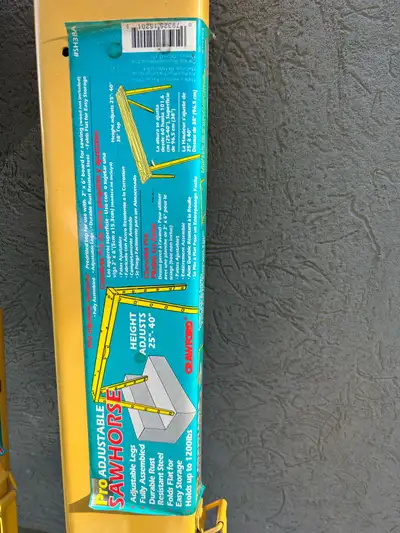 Sawhorse: Crawford folding adjustable , View more