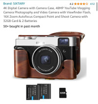 4K Digital camera with case 