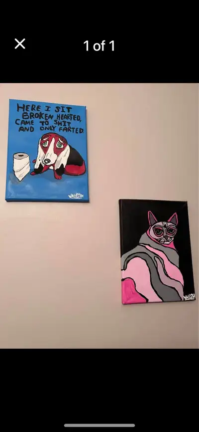 Original Local Artist Paintings 2 for $15, View more
