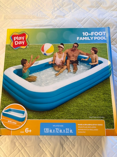New Play Day 10 Foot Family Pool (Ages 6+)