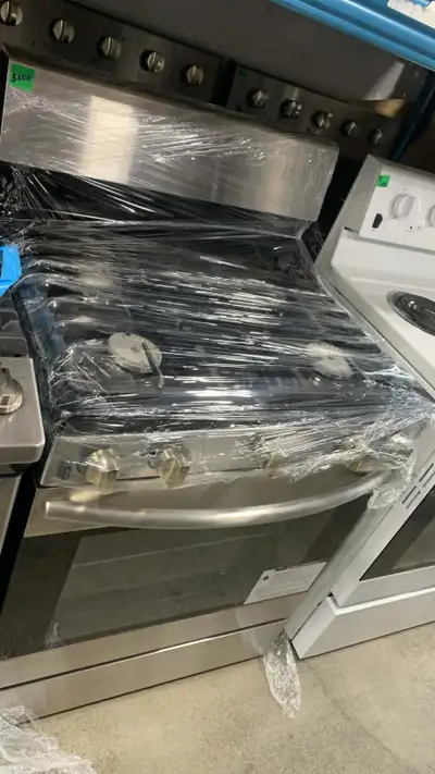 Stove 30" Samsung Gas Slide In Stainless Steel Used, View more