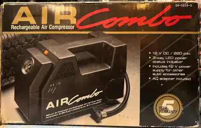 Rechargeable Air Compressor Combo