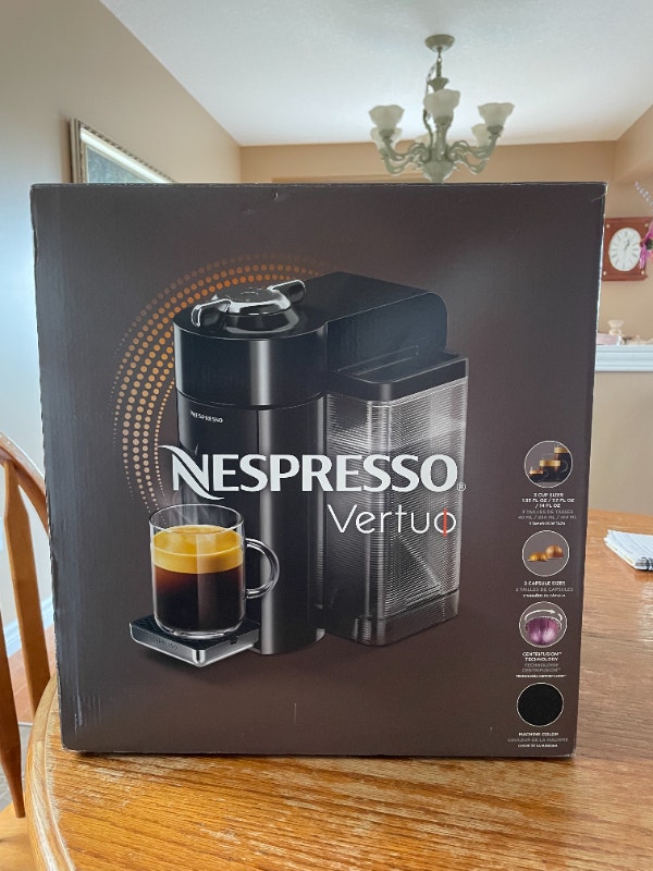 Nespresso Vertuo Black Countertop Coffee Machine Coffee Makers