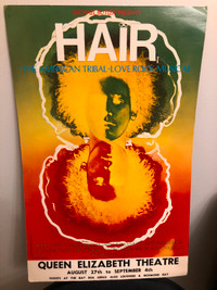 HAIR The Tribal Love Rock Musical 1968 Queen Elizabeth Theatre W