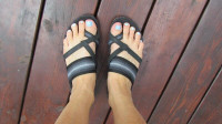 Sandales Merrell noire et grise, gr. 10, femmes