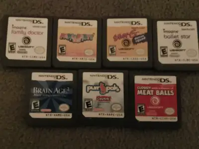 7 jeux nintendo  DS et 6 jeux de DS, View more