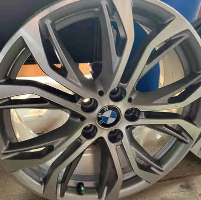 4 18 inch BMW rims off of a 2018 BMW X one good condition. Rims only. BMW has said they will fit oth...