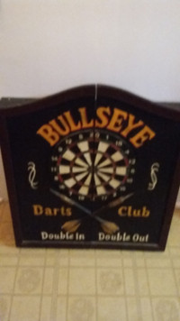 DART BOARD WITH CABINET
