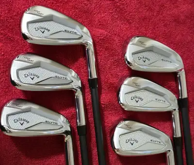 Callaway Elyte Max Fast Irons 6-PW,AW 4-R2 Light Graphite Shafts, View more
