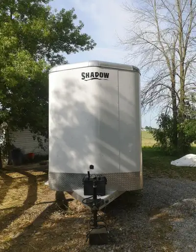 2023 Aluminium Shadow 3 horse bumper pull horse trailer. Step up, slant load, 7.6 high warmblood siz...