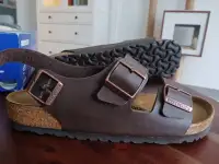 size 42 New Birkenstock real leather milan bs for men