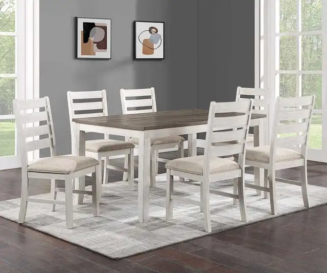 Brand New 7 piece dinning set for sale near me  in Dining Tables & Sets in Markham / York Region - Image 2