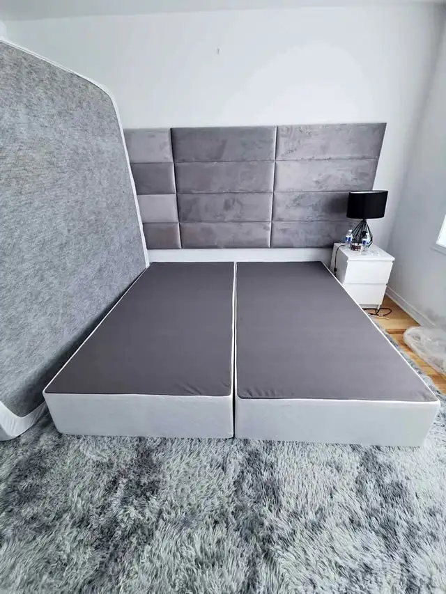 Lit, Matelas, Sommier | simple|double|queen|king à vendre in Beds & Mattresses in Longueuil / South Shore - Image 5