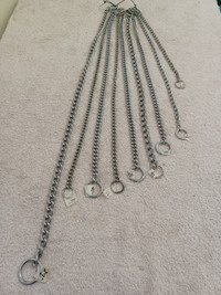DOG CHAINLINK COLLARS VARIOUS SIZES