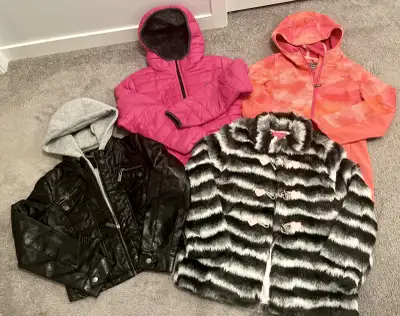 Girls jackets size 8-10, View more