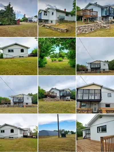 Acreages for Sale 10 acres - located on a quiet road, ready to make your own. 1284 sq ft Walk out ba...