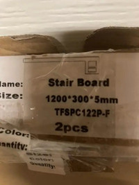 Vinyl Stair Boards