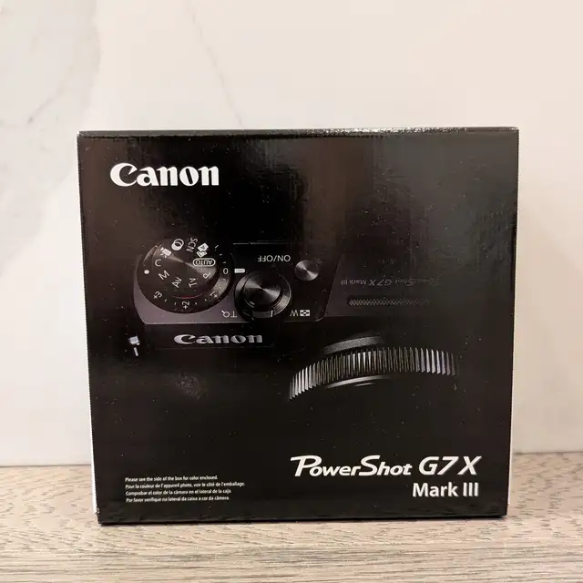 Canon PowerShot G7x Mark III Black NEW