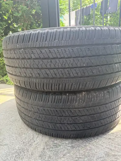 2 pneus d’été Bridgestone Turanza EL 450 runflat. Grandeur :225/50RF18 Uniquement 2 pneus de disponi...