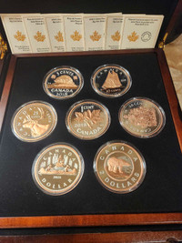 2018 big coin 5- oz series 7 coin set