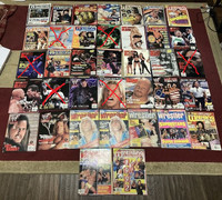 31 Wrestling magazines - Various    years