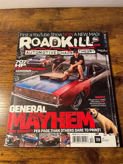 Selling my collection of Roadkill Magazine issues 1 - 10. These magazine were a quarterly publicatio...