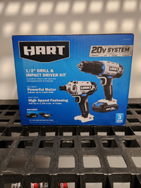 20-Volt Cordless 2-Piece 1/2-inch Drill and Impact Driver Combo