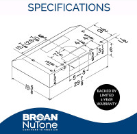 Broan-NuTone undercabinet range hood BCSEK1