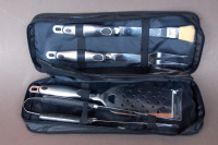 Portable BBQ Implement Set in Carry Case