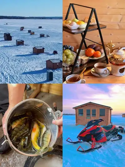  Affordable Winter Fun – Heated Ice Huts on Lake Simcoe, View more