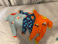 Lot de 12 pyjamas pour garçon 0-3 mois et 6 mois