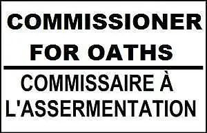 OATH COMMISSIONER, DOCUMENTS ATTESTATION AND VERIFICATIONS.65137378219011120