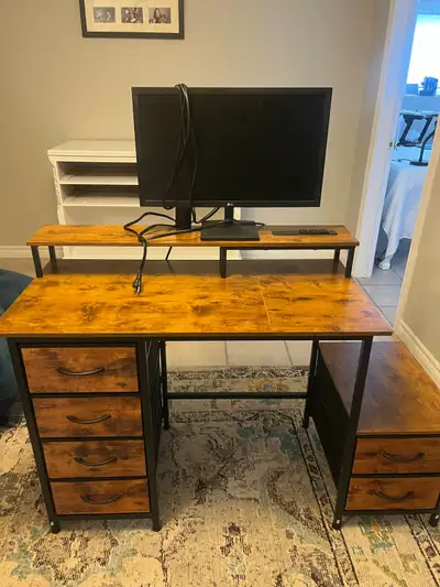Brand new desk . Screen included …$200, View more