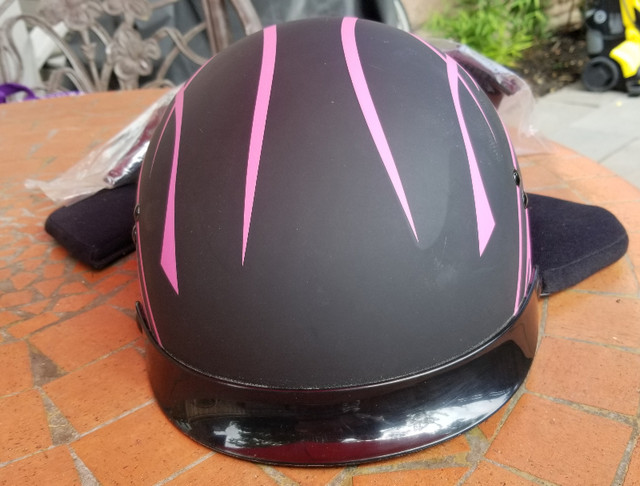 Motorcycle Half Helmet – GMax 65S – Ladies Small 55-56cm in Motorcycle Parts & Accessories in City of Toronto - Image 4