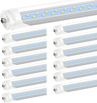 (Pack)12x 8FT LED Bulb 50W, 130W Equivalent Single Pin Fa8 $150
