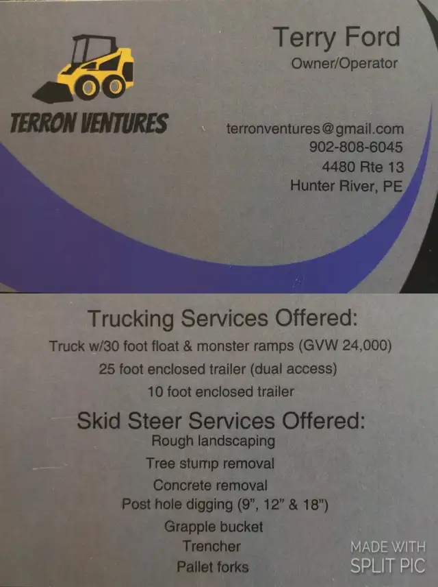 Skid Steer & Trucking Services in Other in Charlottetown - Image 2