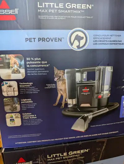 Bissell Little Green Max Pet SmartMix Portable Deep Cleaner -$79, View more