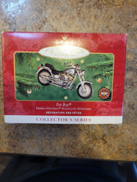 Hallmark keepsake Harley Davidson Fat Boy Christmas Ornament