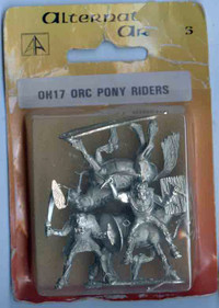 OH17 ORC PONY RIDERS Alternative Armies 28mm AD&D Fantasy NIB