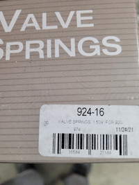 BBC VALVE SPRINGS