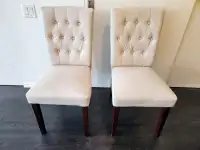 2 Brassex Dining Chairs Like New!