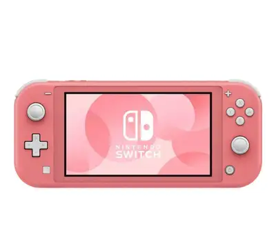 Je vends une Nintendo Switch Lite couleur corail, en bon état et 100 % fonctionnelle. Idéale pour le...