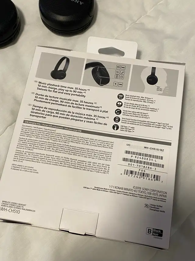 Sony Wireless Bluetooth Headphones599593705077493764
